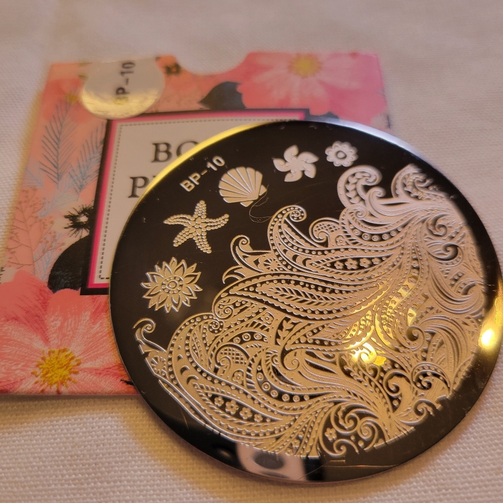 Nail Stamping Plate - Born Pretty #10
